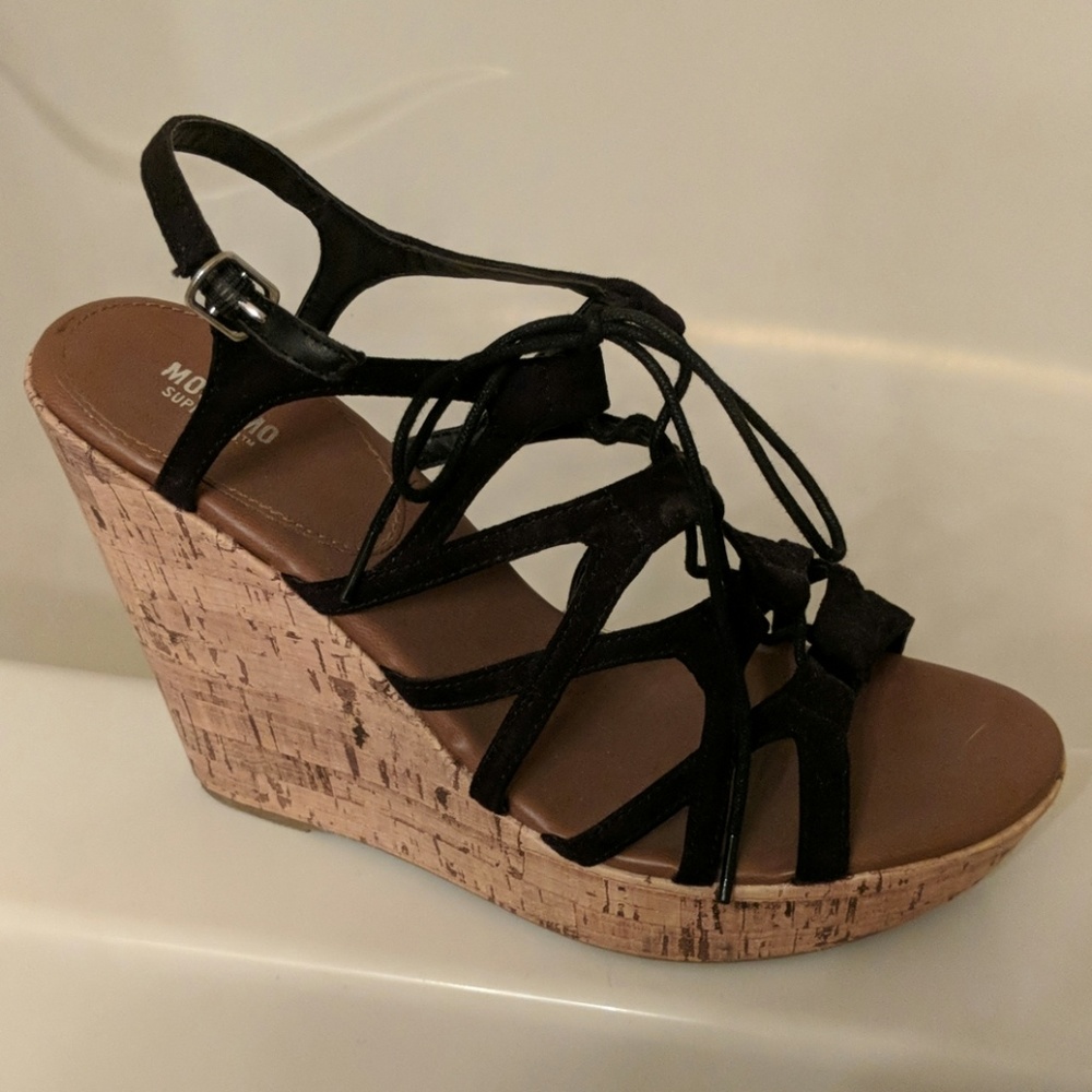 Womens 6" wedge heels